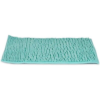 Tapis de bain turquoise en polyester Berilo - Tapis de bain Tapis de bain turquoise en polyester Berilo - Tapis de bain