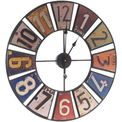 Gift Decor Horloge Murale - Métal Rétro - 60x4,5x60 cm - Publicité Gift Decor Horloge Murale - Métal Rétro - 60x4,5x60 cm - Publicité
