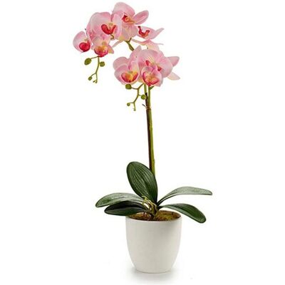 Ibergarden 51 cm Plant pot Orchid White Plastic - Plant pot Ibergarden 51 cm Plant pot Orchid White Plastic - Plant pot
