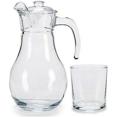 Vivalto Set aus Gläsern und Krug - Transparent - 5 Stück Vivalto Set aus Gläsern und Krug - Transparent - 5 Stück