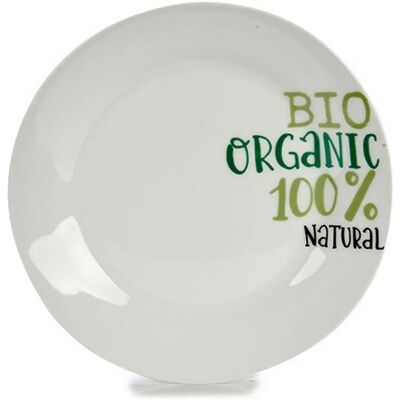 Bigbuy Home Assiette en Porcelaine pour Dessert - 19 x 2 x 19 cm Bigbuy Home Assiette en Porcelaine pour Dessert - 19 x 2 x 19 cm