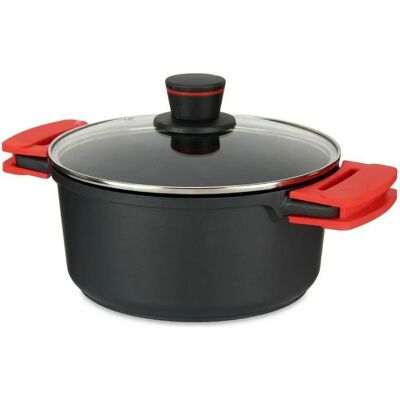 Kinvara 24cm Gusseisen Kochtopf - Induktion, Schwarz Kinvara 24cm Gusseisen Kochtopf - Induktion, Schwarz