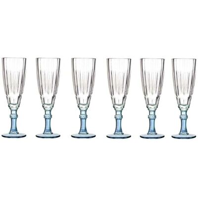 Vivalto Exotic Blue Crystal 170 ml - Champagnerglas Vivalto Exotic Blue Crystal 170 ml - Champagnerglas