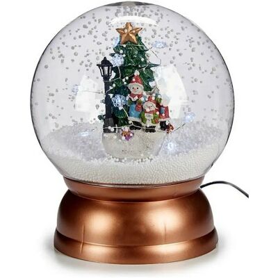 Krist+ Schneekugel Weihnachtsbaum 22 x 27 cm Bronze Kunststoff - Weihnachtsbaum Dekoration Krist+ Schneekugel Weihnachtsbaum 22 x 27 cm Bronze Kunststoff - Weihnachtsbaum Dekoration