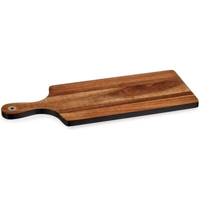 Kinvara Tabla de cortar de Acacia - Negro Marrón - Tabla de cortar Kinvara Tabla de cortar de Acacia - Negro Marrón - Tabla de cortar