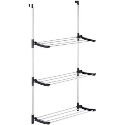 Línea de ropa plegable Kipit Negro Plata - Línea de ropa Línea de ropa plegable Kipit Negro Plata - Línea de ropa