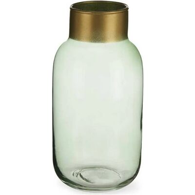 Gift Decor Vase Green Golden - Vase - Smooth Glass Gift Decor Vase Green Golden - Vase - Smooth Glass