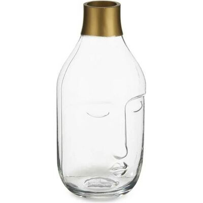 Gift Decor Jarrón Cara Transparente Vidrio - Jarrón Gift Decor Jarrón Cara Transparente Vidrio - Jarrón