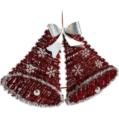 Krist+ 19CH141-L Pallina Natalizia Bianca Rossa - Christmas bauble Krist+ 19CH141-L Pallina Natalizia Bianca Rossa - Christmas bauble