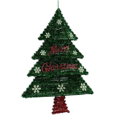 Krist+ Décoration Sapin de Noël 44 x 58,8 x 7 cm - Décoration murale - Publicité Krist+ Décoration Sapin de Noël 44 x 58,8 x 7 cm - Décoration murale - Publicité
