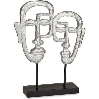 Gift Decor Silver Face Decorative Figure - Decoratif Figur Face Gift Decor Silver Face Decorative Figure - Decoratif Figur Face