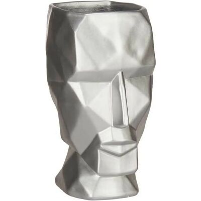 Vase Visage 3D Argenté Gift Decor - Vase Vase Visage 3D Argenté Gift Decor - Vase