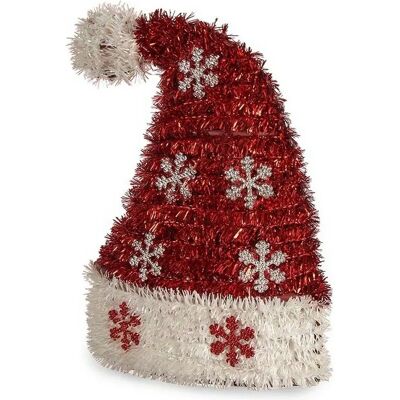 Krist+ Decorative Figure Christmas Hat Tinsel - Christmas Decor - 9x23x17 cm Krist+ Decorative Figure Christmas Hat Tinsel - Christmas Decor - 9x23x17 cm