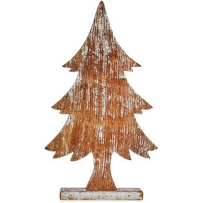Arbre de Noël en Bois Marron Argenté Krist+ - Sapin de Noël Arbre de Noël en Bois Marron Argenté Krist+ - Sapin de Noël