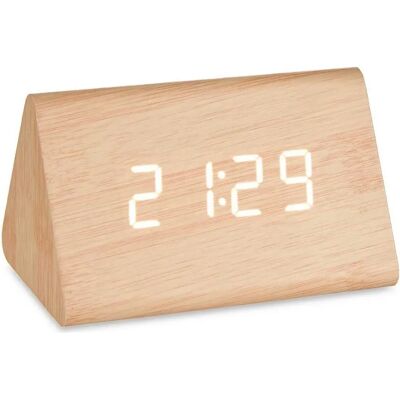Gift Decor Reloj digital marrón - Reloj con alarma Gift Decor Reloj digital marrón - Reloj con alarma