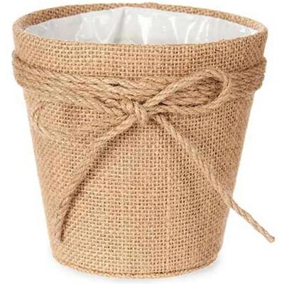 Ibergarden WY18-71 Brown Rope Plastic Lasso Planter - Planter Ibergarden WY18-71 Brown Rope Plastic Lasso Planter - Planter