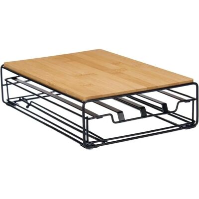 Kinvara W6358S-B Kaffeekapsel-Organizer - Schwarz, Braun - Kaffeetyp Kinvara W6358S-B Kaffeekapsel-Organizer - Schwarz, Braun - Kaffeetyp