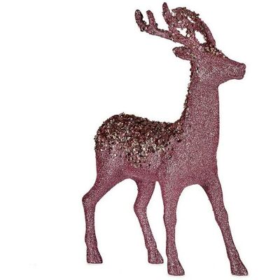 Krist+ Renne Doré Rose - Décoration de Renne - 15x45x30cm Krist+ Renne Doré Rose - Décoration de Renne - 15x45x30cm