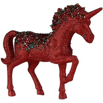 Krist+ Figurine Décorative Licorne - Plastique - 9,5x31x40cm - Publicité Krist+ Figurine Décorative Licorne - Plastique - 9,5x31x40cm - Publicité