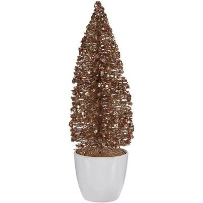 Krist+ Small Golden Bronze Plastic Christmas Tree - Christmas Tree Krist+ Small Golden Bronze Plastic Christmas Tree - Christmas Tree
