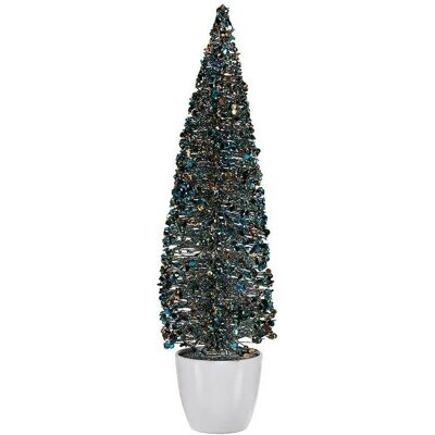 Krist+ Large Blue Golden Christmas Tree - Christmas Tree Krist+ Large Blue Golden Christmas Tree - Christmas Tree
