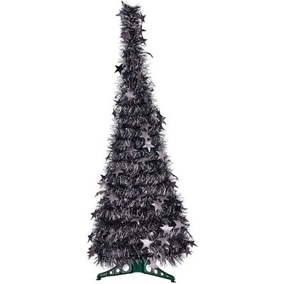 Árbol de Navidad Krist+ Antracita - Plegable, 37x37x105 cm Árbol de Navidad Krist+ Antracita - Plegable, 37x37x105 cm