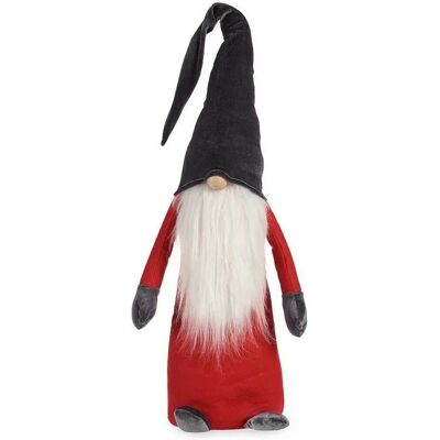 Krist+ D120-038F/4 Czerwony Szary Biały Drewniany Dekor Gnom - Figurka Dekoracyjna Krist+ D120-038F/4 Czerwony Szary Biały Drewniany Dekor Gnom - Figurka Dekoracyjna