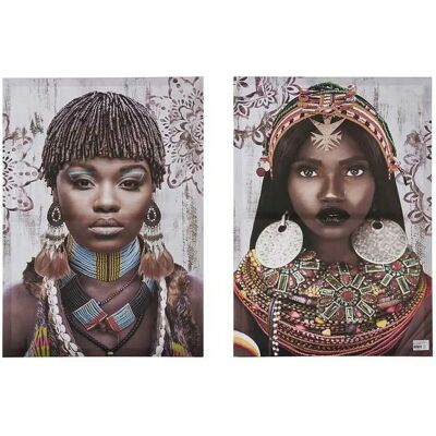 Brand Model Ethnic Woman Canvas - Paintings Brand Model Ethnic Woman Canvas - Paintings