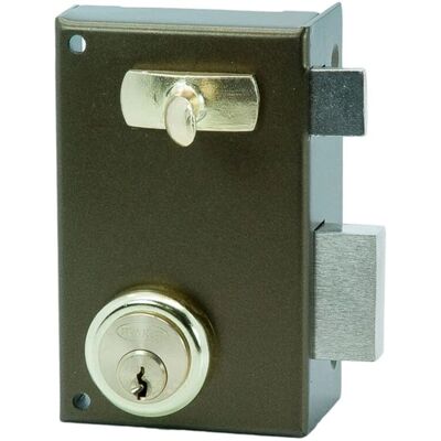 Ilargi Modelo 56A-HE60DP Cerradura - Mano derecha, 60mm, Hierro esmaltado Ilargi Modelo 56A-HE60DP Cerradura - Mano derecha, 60mm, Hierro esmaltado
