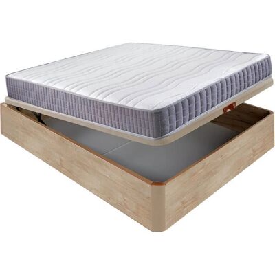 Colchón Visco Apoyo 19cm - Sofá Cama Plegable de Madera Colchón Visco Apoyo 19cm - Sofá Cama Plegable de Madera