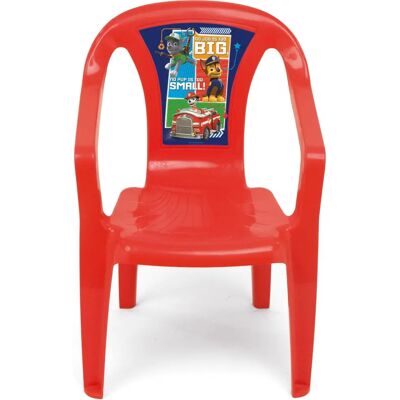 Silla Infantil Monoblock de Plástico Patrulla Canina Silla Infantil Monoblock de Plástico Patrulla Canina