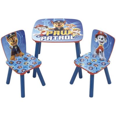 Nixy Kinder Paw Patrol Houten Tafel & 2 Stoelen Set Nixy Kinder Paw Patrol Houten Tafel & 2 Stoelen Set