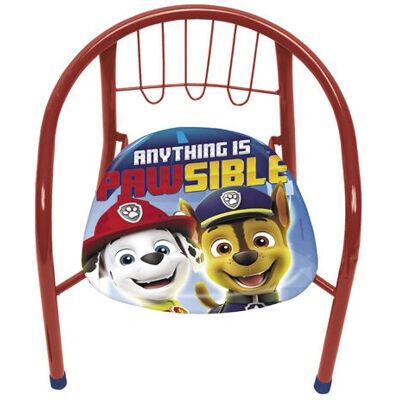 Chaise en métal Pat'Patrouille pour enfants - Publicité Chaise en métal Pat'Patrouille pour enfants - Publicité