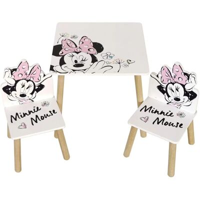 Zestaw Stół i 2 Krzesła Disney Minnie Mouse dla Dzieci Zestaw Stół i 2 Krzesła Disney Minnie Mouse dla Dzieci