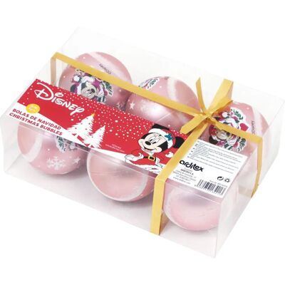 Arditex WD14010 Pack de 6 Boules de Noël Roses - Décoration de Noël - Publicité Arditex WD14010 Pack de 6 Boules de Noël Roses - Décoration de Noël - Publicité