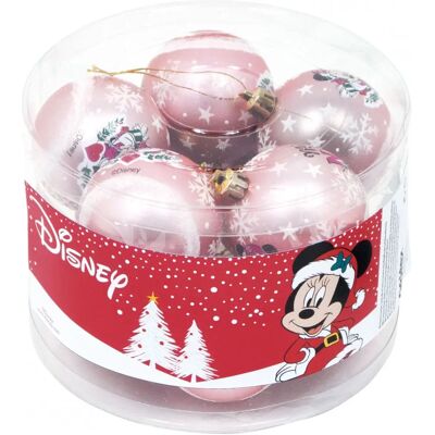 Arditex WD14012 Roze Minnie Mouse Kerstballen Set - Kerstversiering Arditex WD14012 Roze Minnie Mouse Kerstballen Set - Kerstversiering