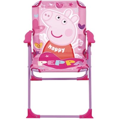 Krzesło składane dla dzieci Peppa Pig - Metal, 38x32x53cm Krzesło składane dla dzieci Peppa Pig - Metal, 38x32x53cm