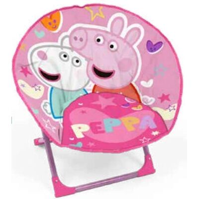 Sedia luna Peppa Pig Arditex pieghevole Sedia luna Peppa Pig Arditex pieghevole