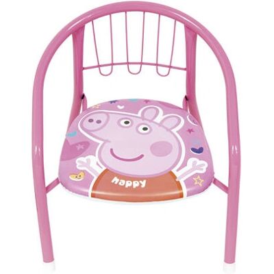 Sedia in Metallo per Bambini Peppa Pig - Arditex Sedia in Metallo per Bambini Peppa Pig - Arditex