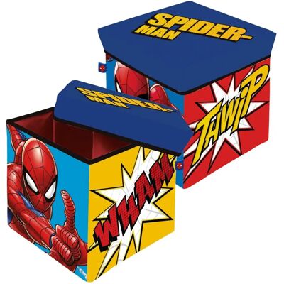 Spider-Man Kuupen säilytyspenkki - Lasten leikkijärjestäjä Spider-Man Kuupen säilytyspenkki - Lasten leikkijärjestäjä