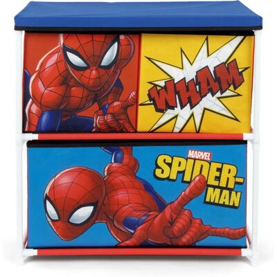 Étagère à jouets Spiderman Marvel - Multicolore - Publicité Étagère à jouets Spiderman Marvel - Multicolore - Publicité