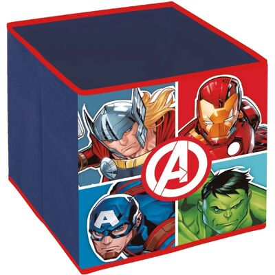 Cube de rangement Avengers - Multicolore - 31x31x31 cm - Publicité Cube de rangement Avengers - Multicolore - 31x31x31 cm - Publicité