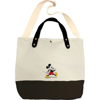 Torba na ramię z płótna MICKEY - 37x26x11cm - Torba na zakupy Torba na ramię z płótna MICKEY - 37x26x11cm - Torba na zakupy