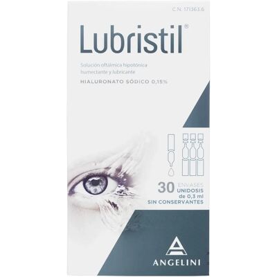 Lubristil 30 Embalagens Unidosis - Produto para cuidados com os olhos Lubristil 30 Embalagens Unidosis - Produto para cuidados com os olhos