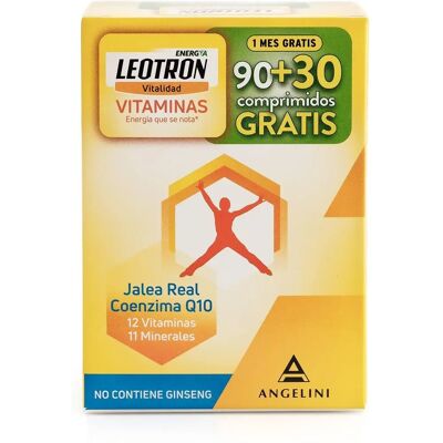 Leotron Leotron Comprimidos de Vitaminas 90 + 30 Como Regalo - Complemento alimenticio Leotron Leotron Comprimidos de Vitaminas 90 + 30 Como Regalo - Complemento alimenticio