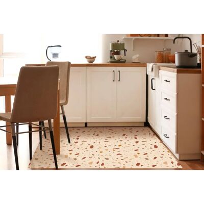 FLOORART Vinyl Terrazzo Teppich - 100x133cm FLOORART Vinyl Terrazzo Teppich - 100x133cm