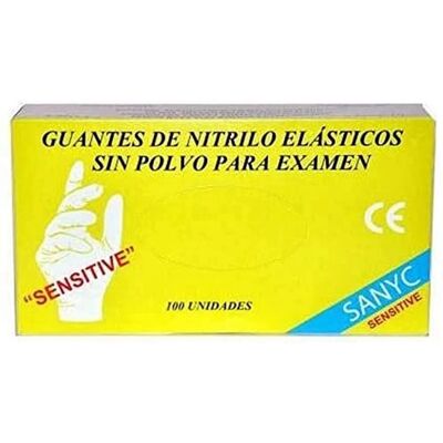 Sanicel Blue Nitrile Disposable Gloves - Medium - 100 pcs Sanicel Blue Nitrile Disposable Gloves - Medium - 100 pcs