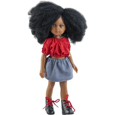 Lalka Paola Reina Camila 32 cm - Winyl, Ręcznie malowana, Inkluzywna Lalka Paola Reina Camila 32 cm - Winyl, Ręcznie malowana, Inkluzywna