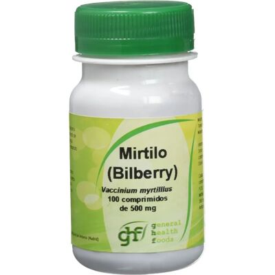 GHF Blueberry 500 mg - Proanthocyanidins - Urinary Support - 100 Tablets GHF Blueberry 500 mg - Proanthocyanidins - Urinary Support - 100 Tablets