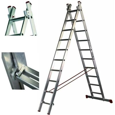 Fplus - prof.sifer 3235 - 2 secciones - 2x12 peldaños - Escalera Fplus - prof.sifer 3235 - 2 secciones - 2x12 peldaños - Escalera